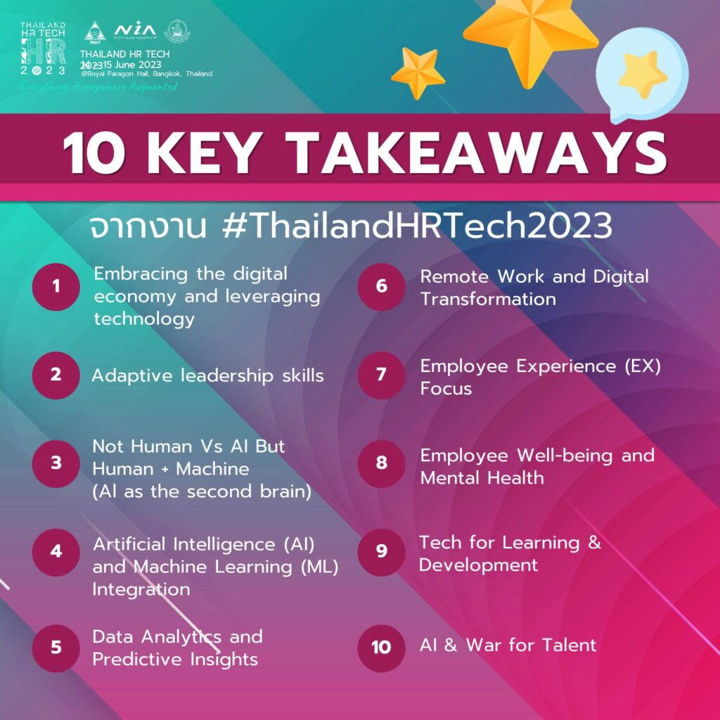 10 Key Takeaways จากงาน ThailandHRTech2023 THAILAND HR TECH 2024